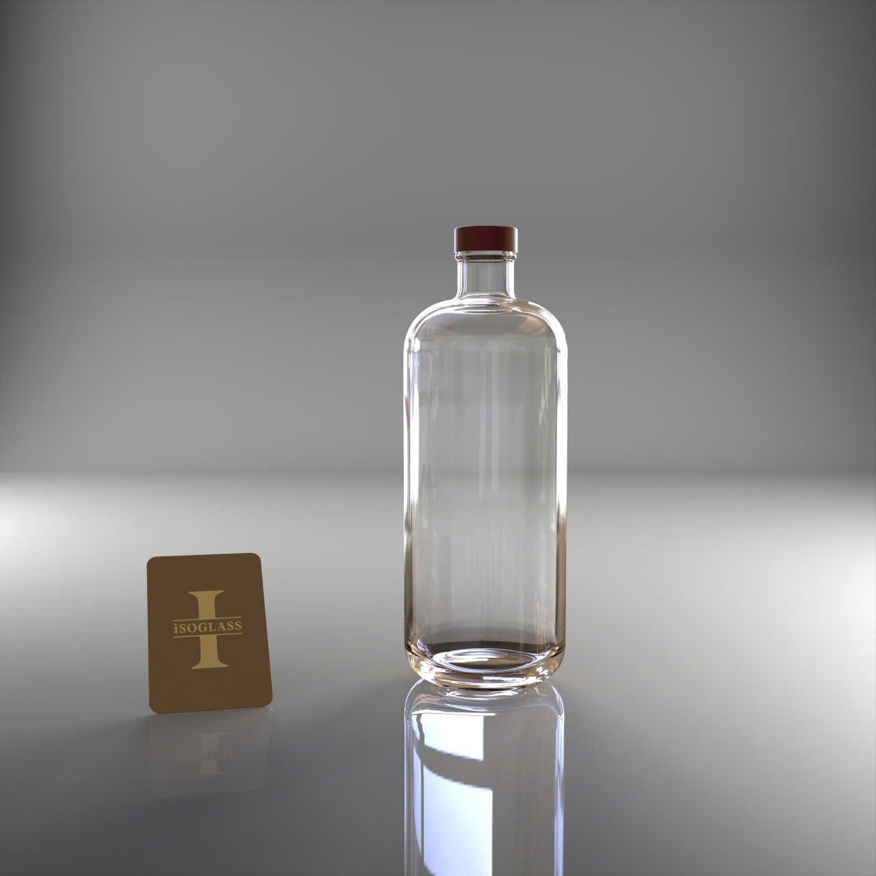 Bình thuỷ tinh ngâm rượu thân tròn