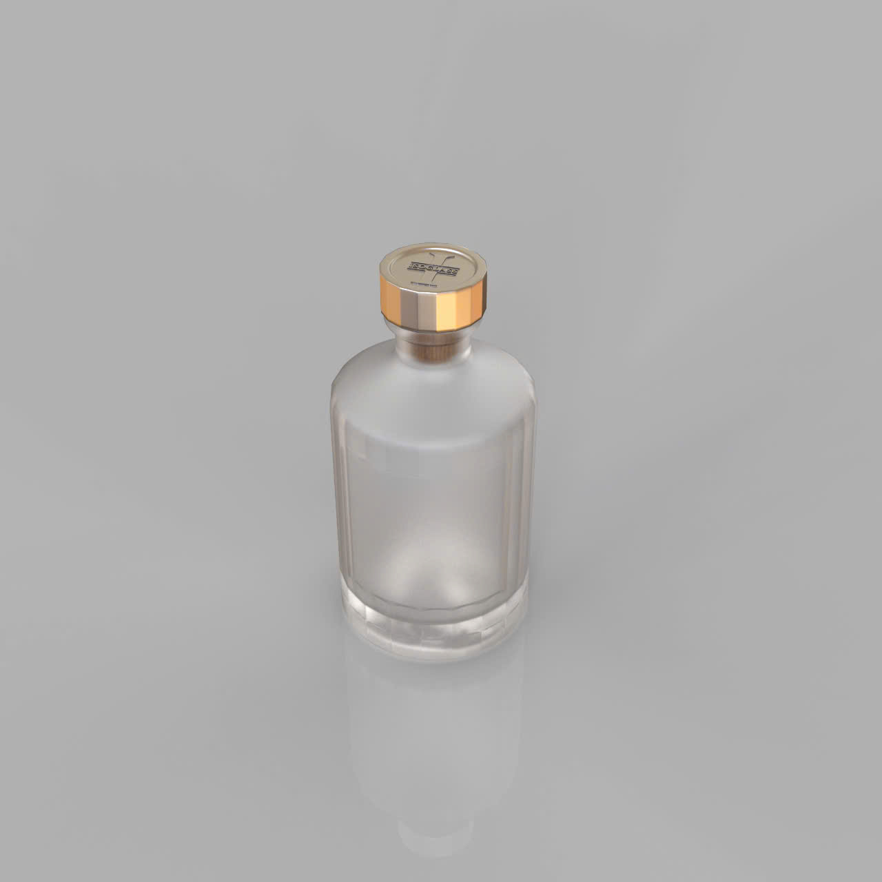 Chai thuỷ tinh 500ml nắp hợp kim