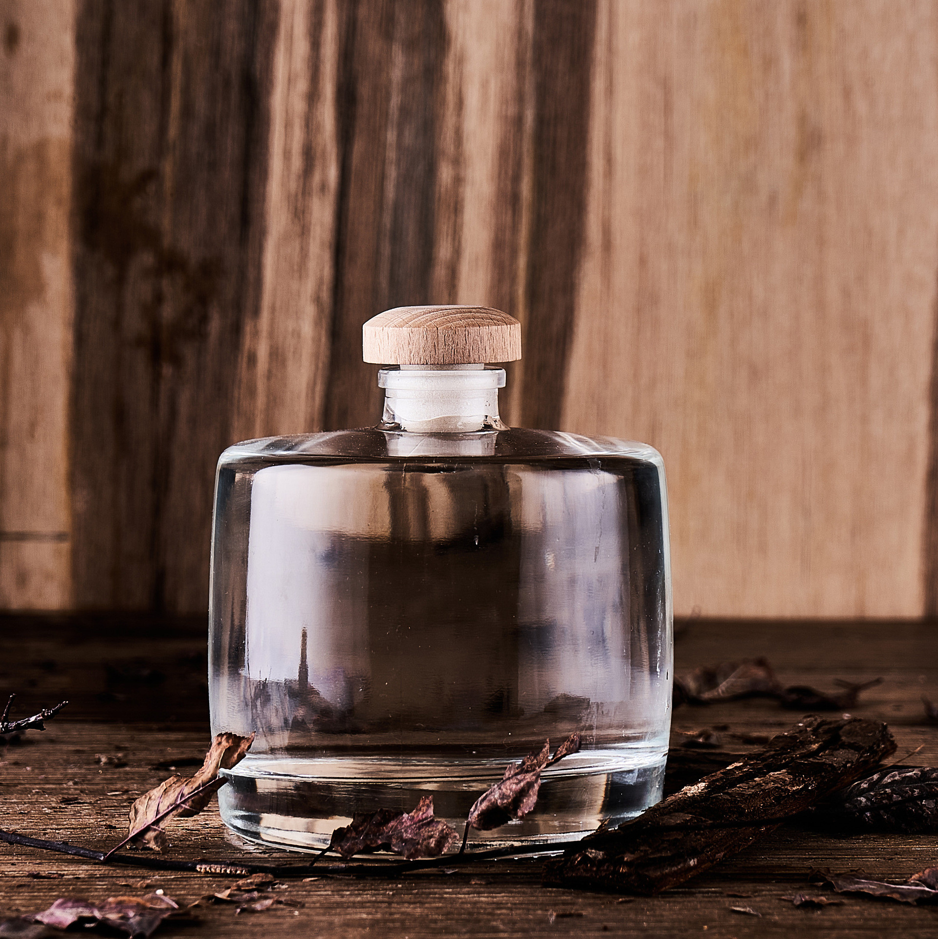 Chai thủy tinh 500ml kiểu dáng tròn