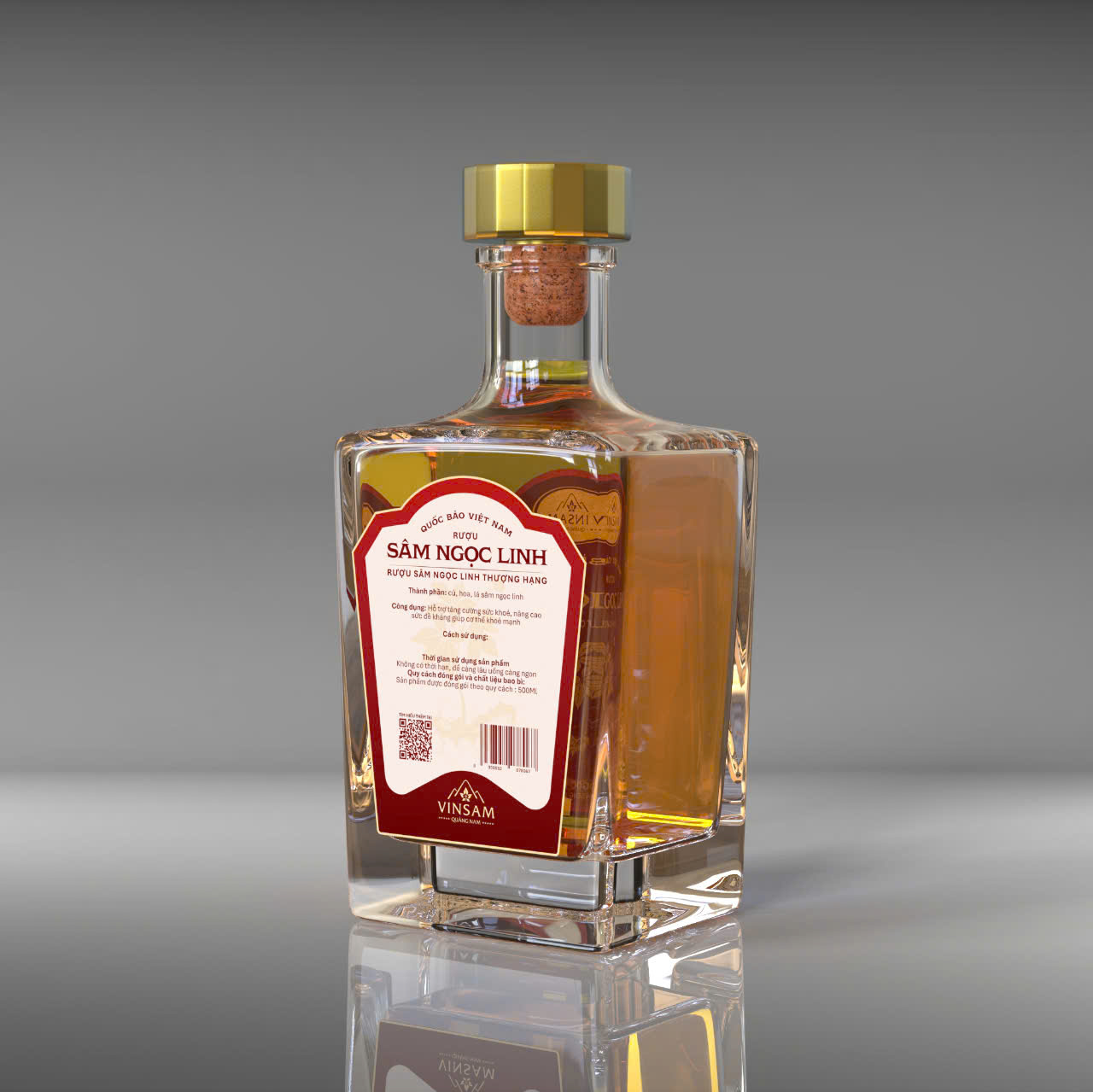 Chai thủy tinh 500ml tại iSOGLASS